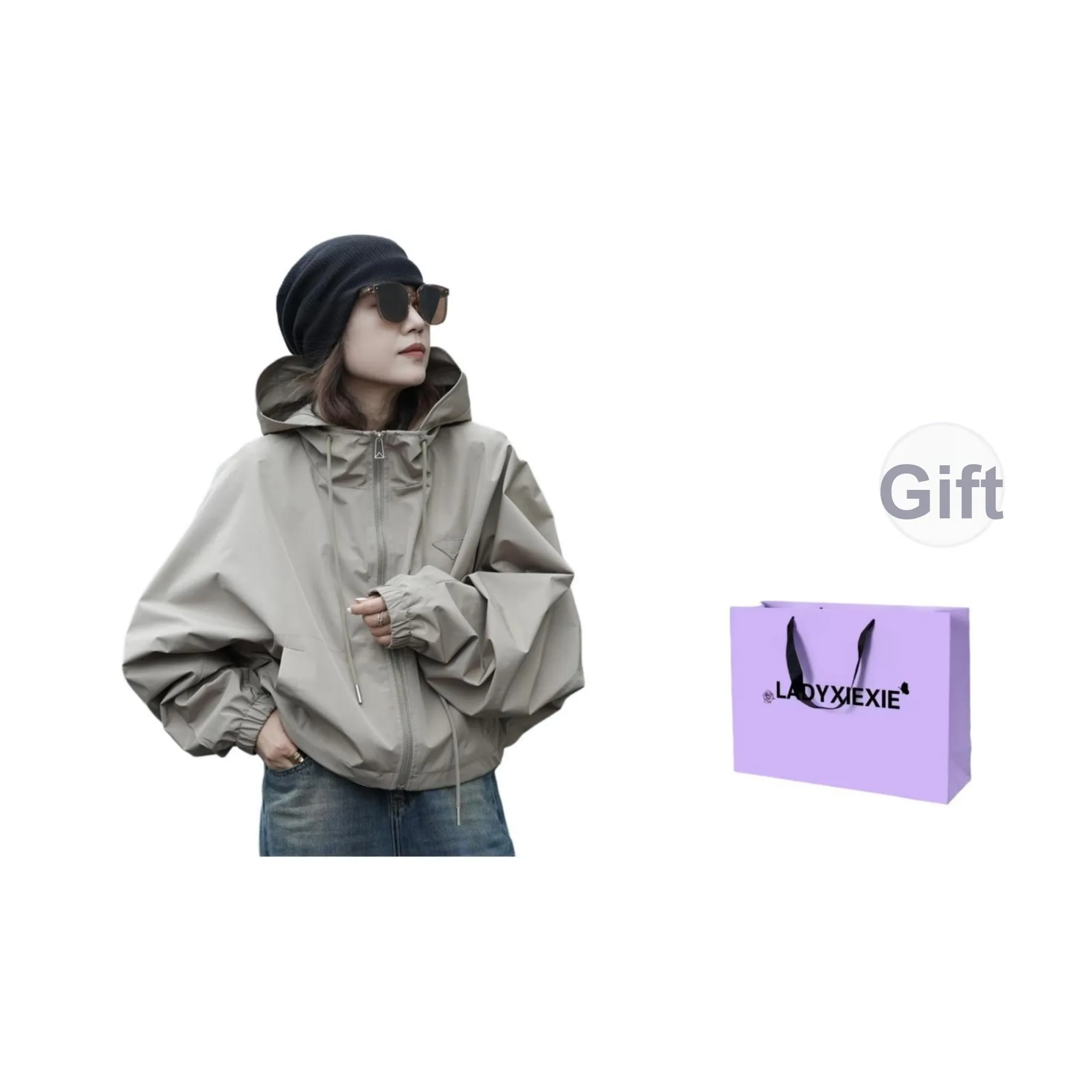 LADYXIEXIE Унисекс Короткое пальто