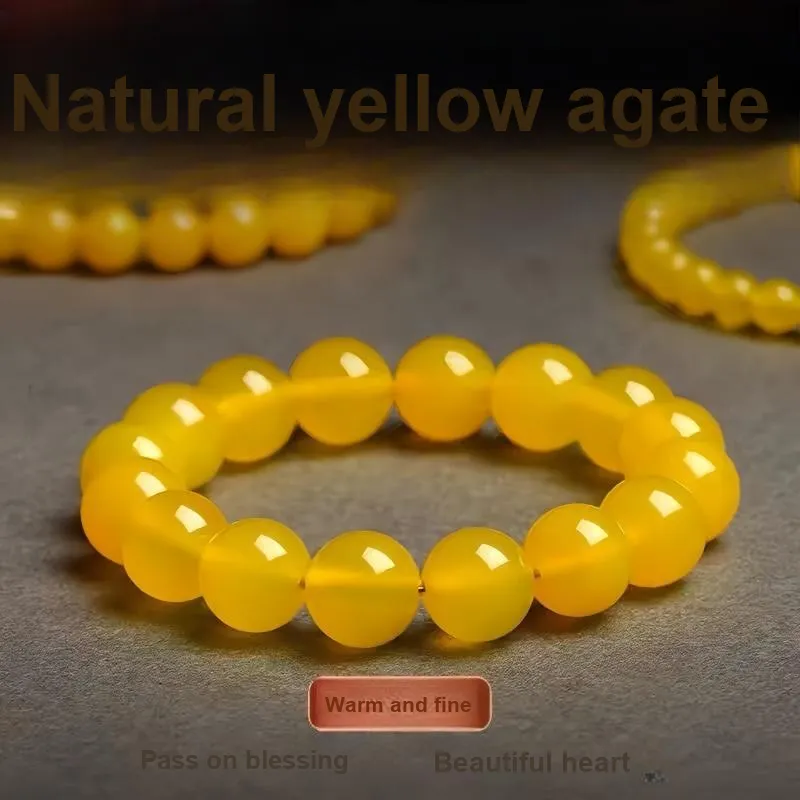 Stone On The Line Agate Bracelets Unisex-1