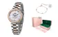 Rose Case Mother-of-Pearl Dial Rose Steel Band