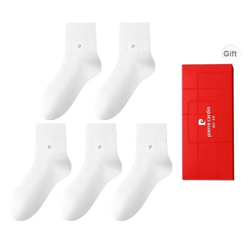 PIERRE CARDIN Mid Calf Socks Men's 5 Double Box-4