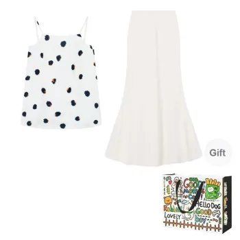 ZVJH Two Piece Skirt Sets Women's