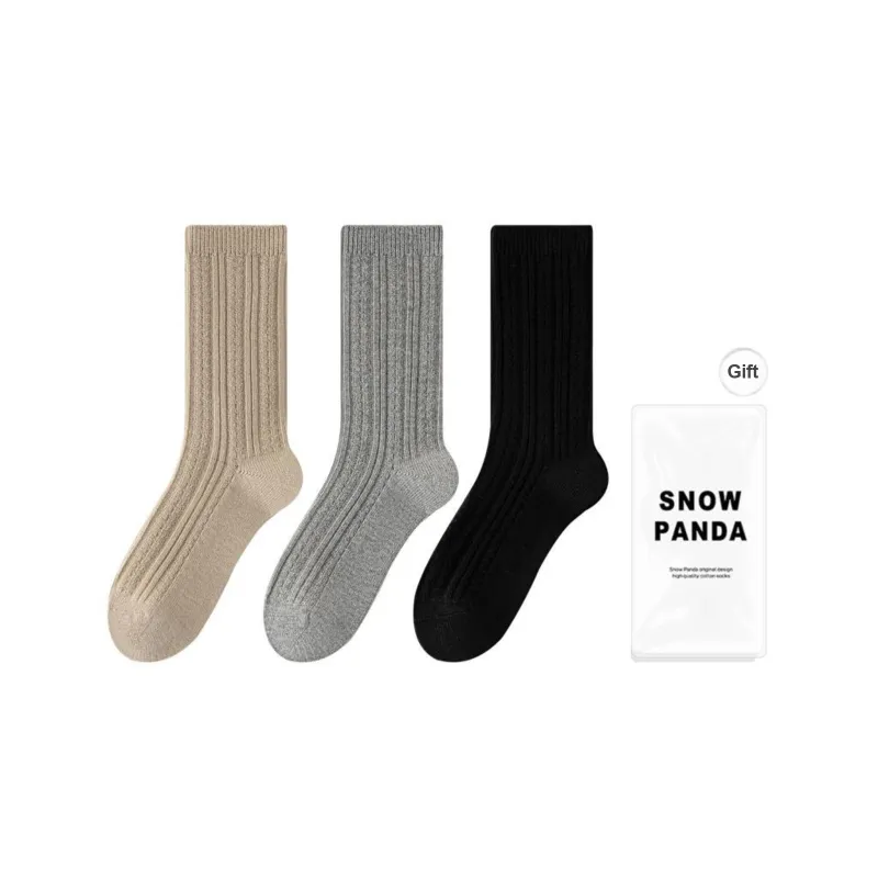 XXLLG Mid-Calf Socks Women's 3 Pack-7