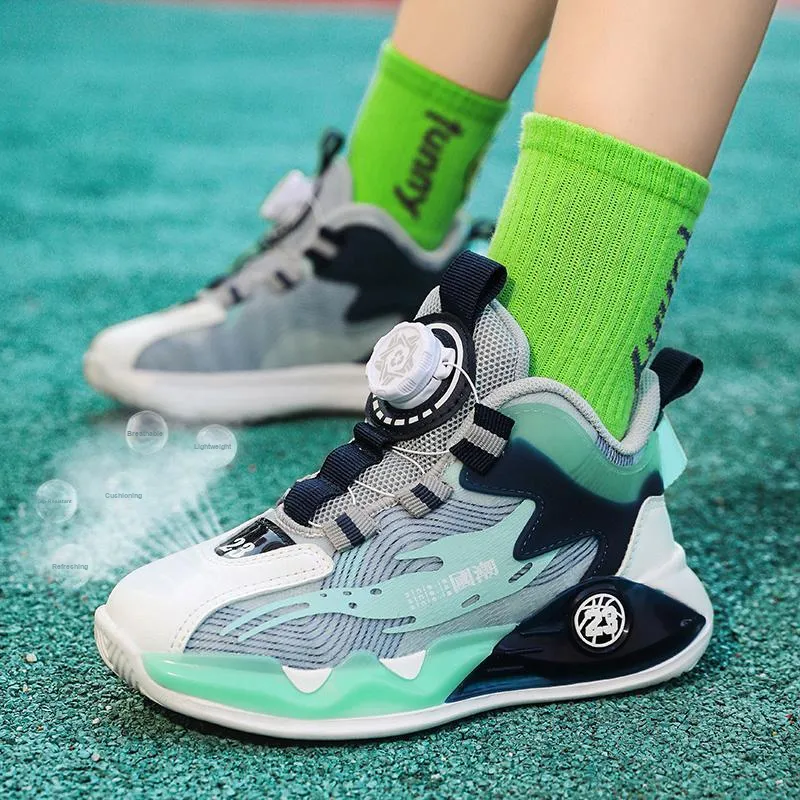 FIRS Kids Durable Breathable Low Top Children's Basketball Shoes Kids'-2