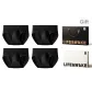 Black/Black/Black/Black 9144 (4 Pack)