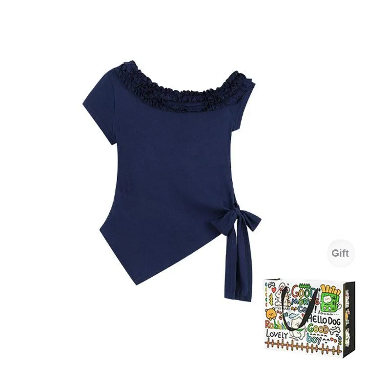 HAPG T Shirts Women's Royal Blue Shopping Bag-0
