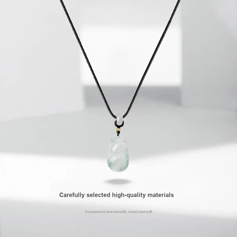 JUICY GRAPE African Emerald Jade Necklaces Unisex-2