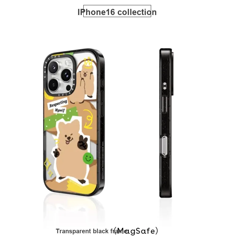 CASETIFY TPU Material KKOTKA Cherish Yourself Phone Cases Compatible With IPhone 16/15/14/plus/pro/ma Cartoon-2
