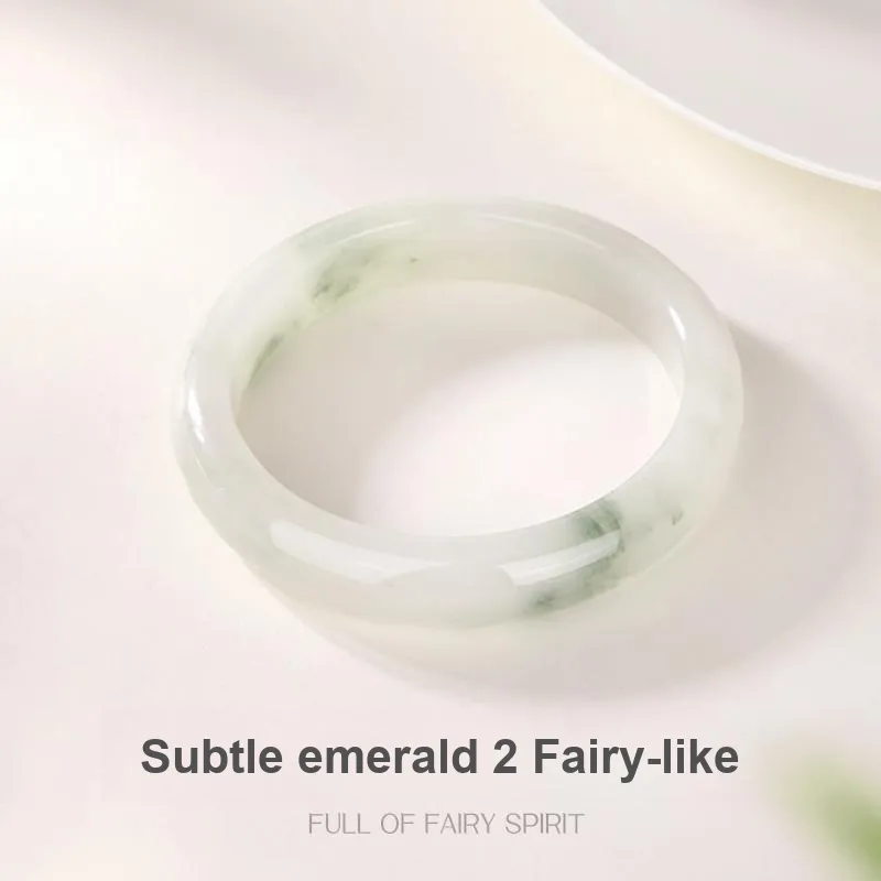 JINLIUFUJIXIANG Tianshan Jade Bangles Women's-6
