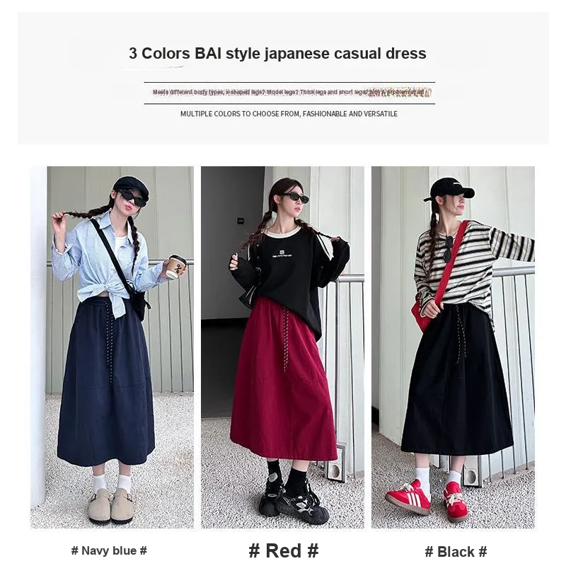 Urban Beauty Casual Long Skirts Women's-1