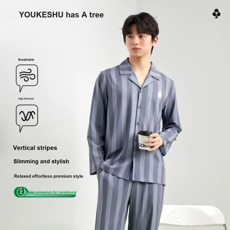 YOUKESHU Pajama Set Men's Shopping Bag-7