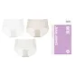 [3 Pack]White+Brown+Light Green