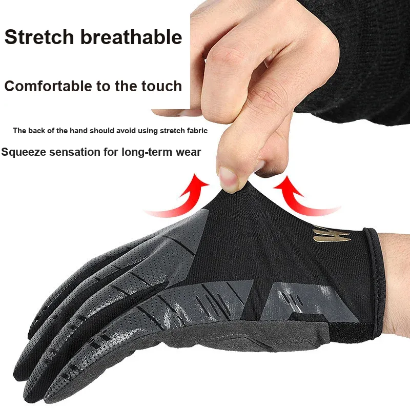WEST BIKING Riding Equipment Cycling Glove Outdoor Unisex PU Lycra M/L/XL-10