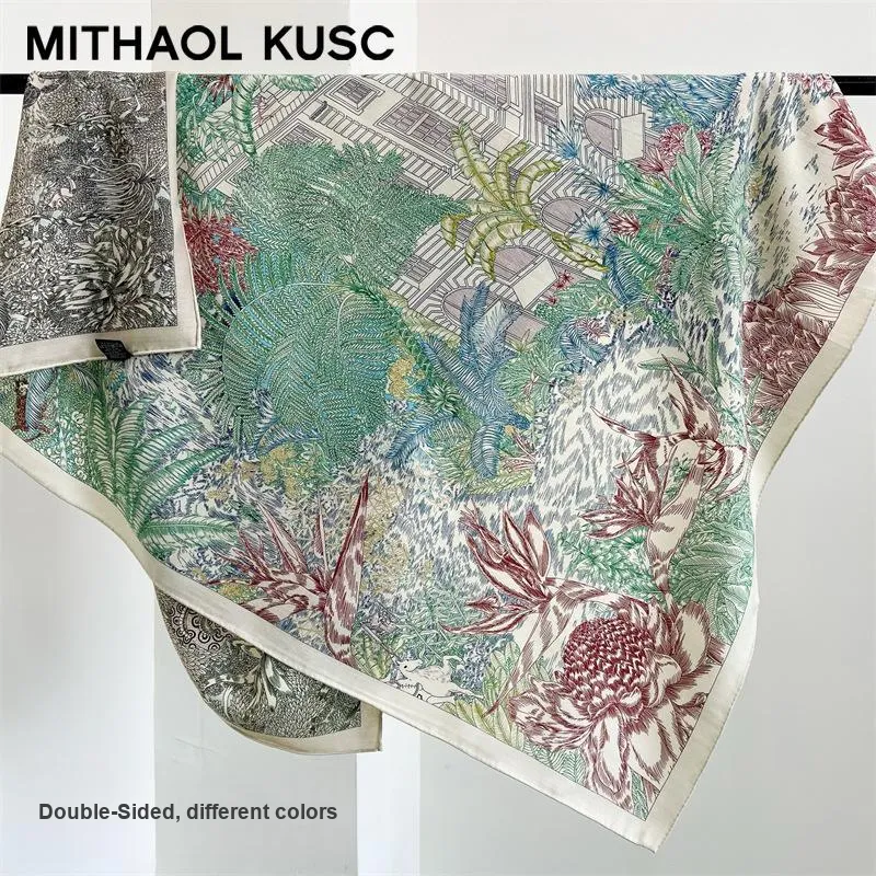 MITHAOL KUSC Silk Scarves Women's-9