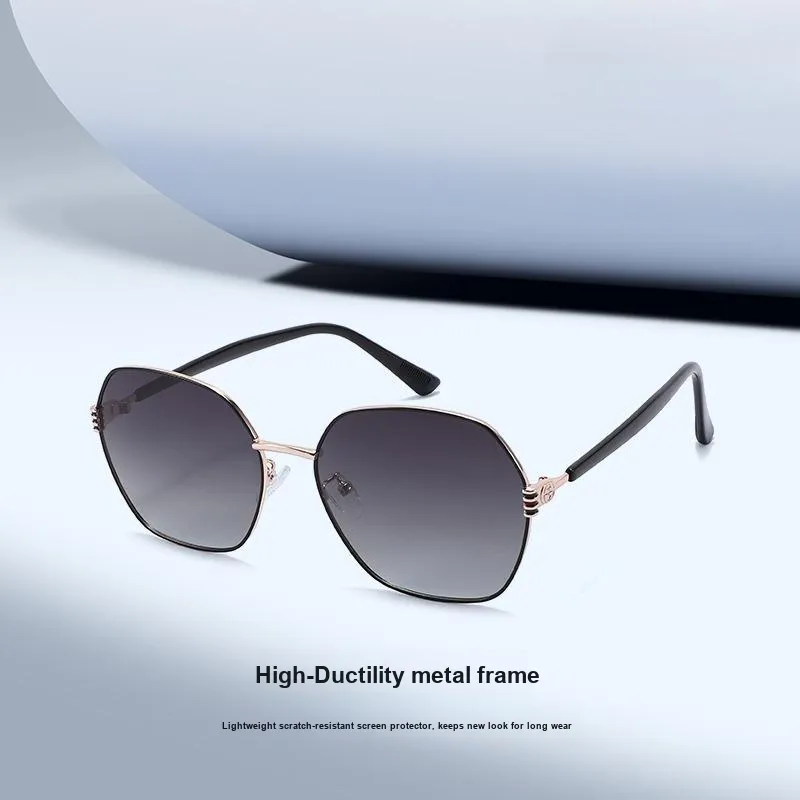 JEKA Metal Oval Sunglasses Unisex-1
