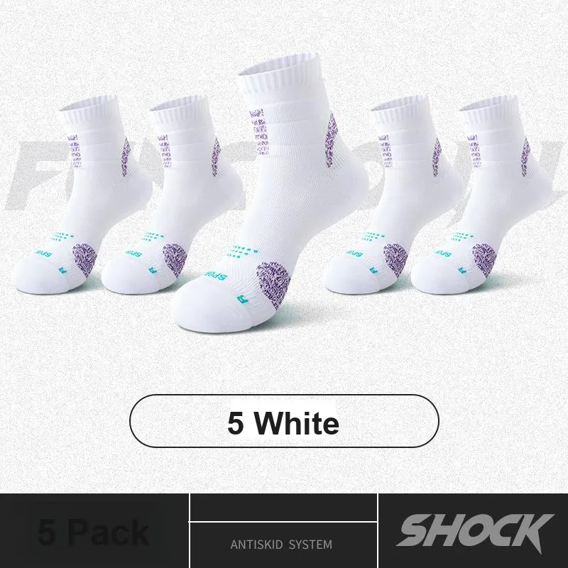 ROBINHOOD Basketball Socks Men's 5 Pack-9
