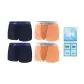 Navy Blue+Navy Blue+Orange+Orange (Refined Box 4 Pack)