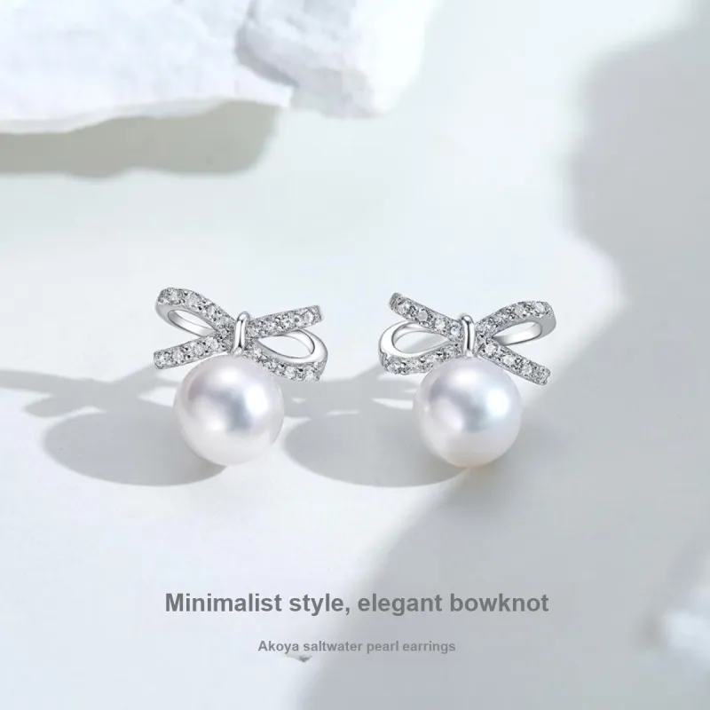 ME LUXE Saltwater Pearl Earrings Women's-1