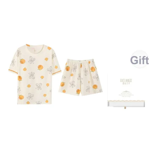 XIA.WA.ZHI.XIU Пижамный комплект женский двухкомпонентный комплект