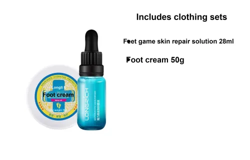 Longrich Освежающий и Успокаивающий Набор для Ухода за Ногами Увлажняет и Питает 25 мл + 50 г