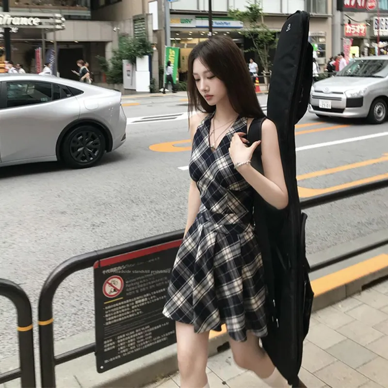 GUOZHEN Sleeveless Dress Women's-2