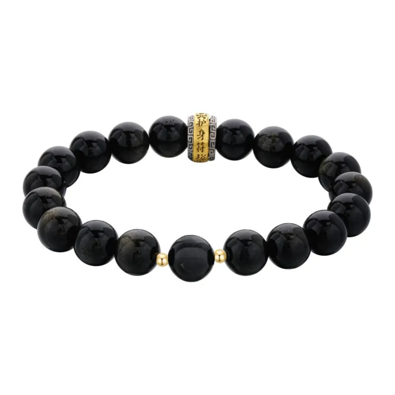 Lao Feng Xiang Natural Agate Bracelets Men's-7