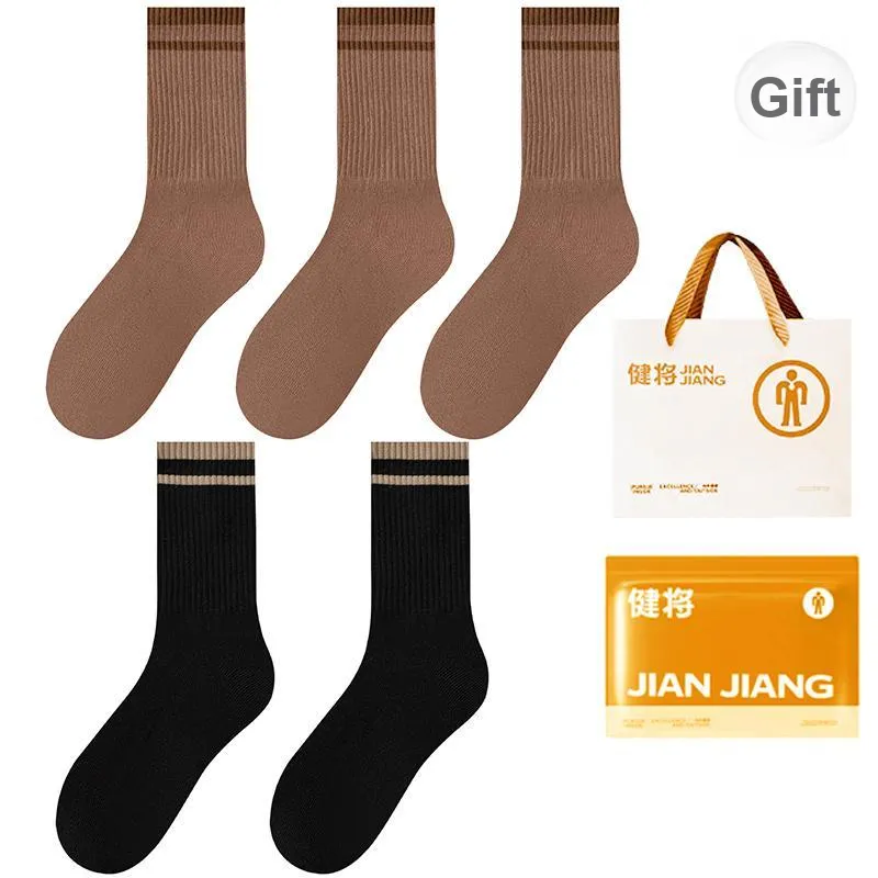 Master Mid Calf Socks Women's Shopping Bag 5 Pack-30