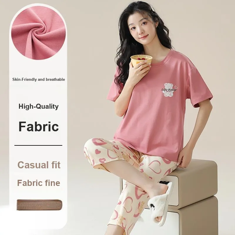 Cotton Gene Women's Pajama Sets-1