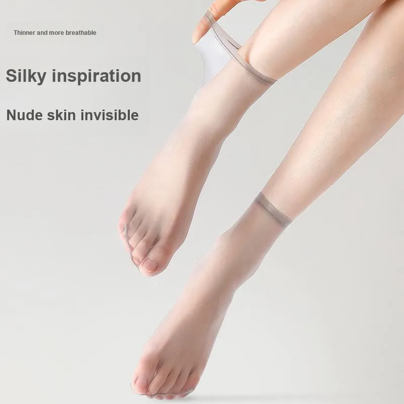 Lanza Mid Calf Socks Women's 5 Pack Skin-4