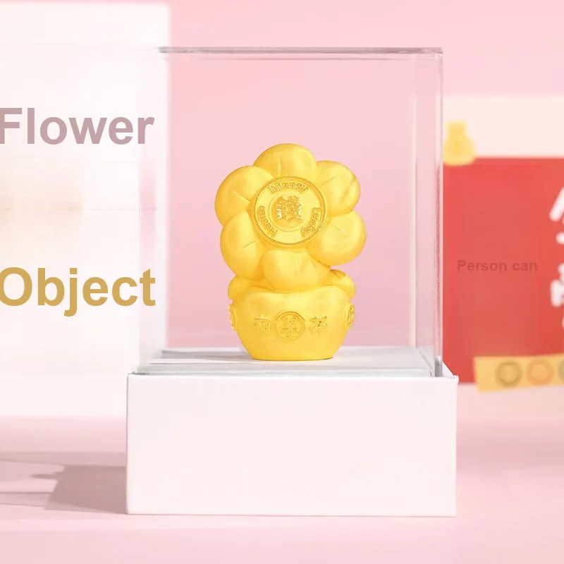 CHOW KING SANG Gold Plated Copper Ornaments Unisex-1