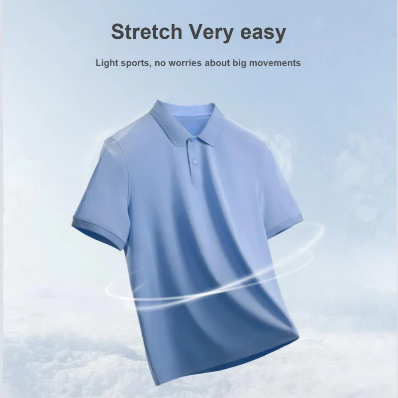 GOLDLION Spring Summer Polo Shirt Men's Multi Specification Multiple Colors-4