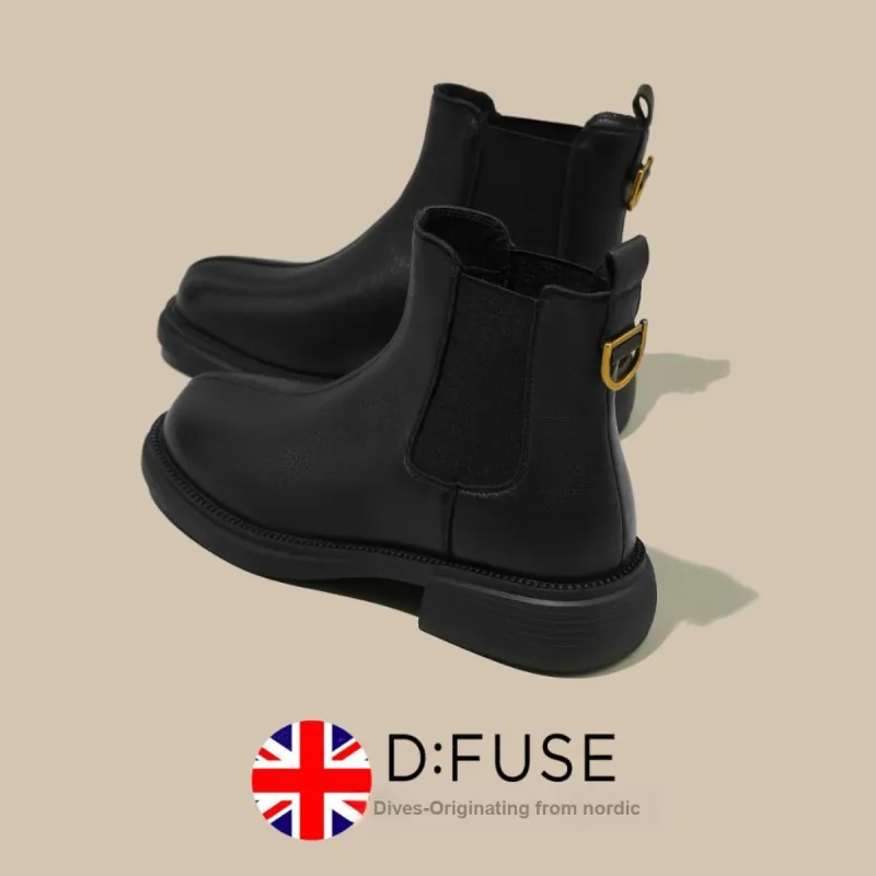 D:FUSE SCANDINAVIA Short Chelsea Boots 3.5cm Women's-1