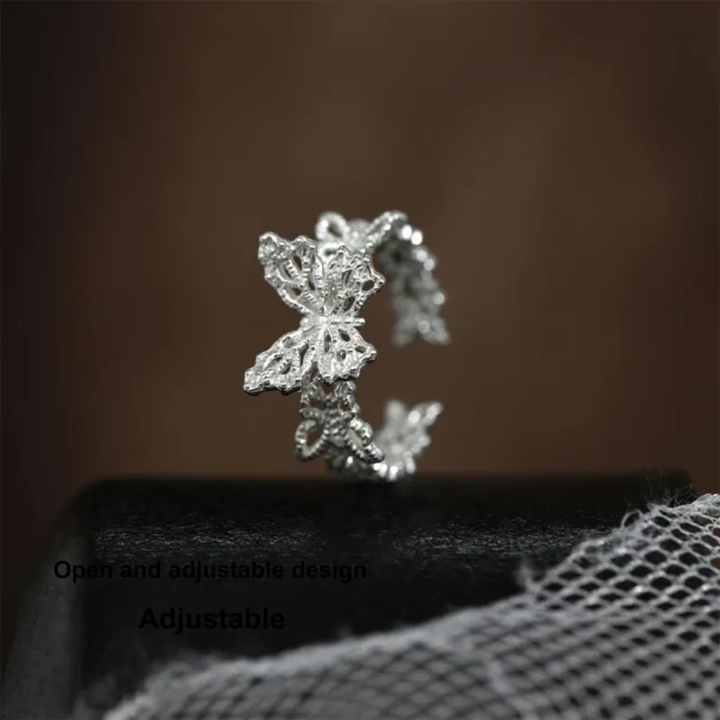Lang Wind S925 Silver Rings Women's-4