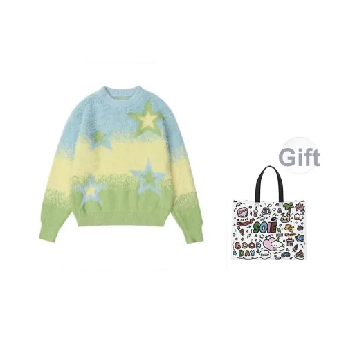 SOIE Зеленые Женские Свитеры