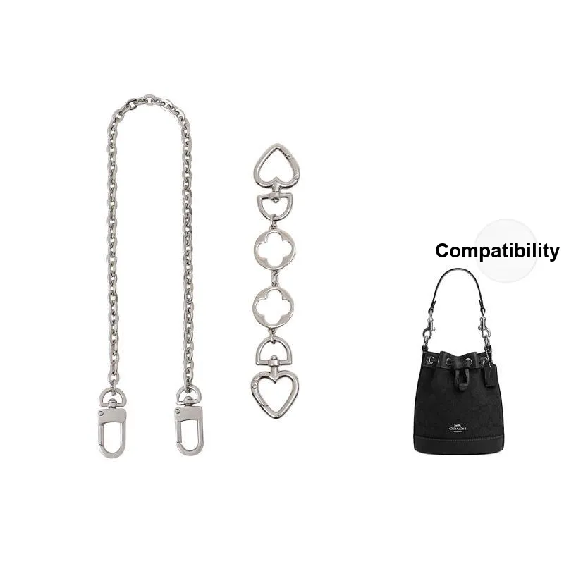 Gloya Metal Bag Accessory Women's Gold Tone/Silver-24