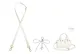 [Leather Strap]Ecru Crossbody Adjustable 90-120cm*Includes Butterfly Pendant