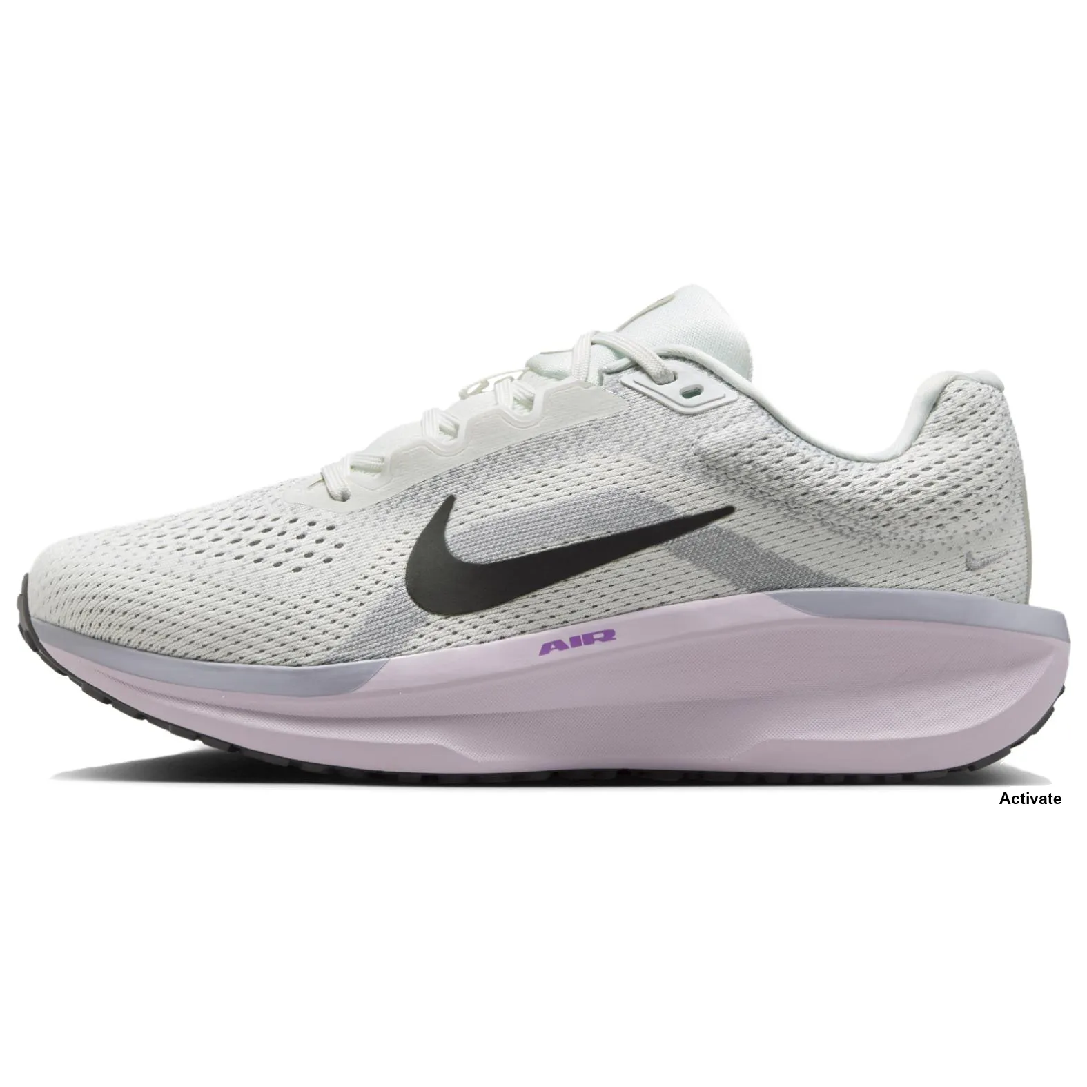 Nike AIR WINFLO 11 Breathable Cushioning Low Top Running Shoes Women's Gray