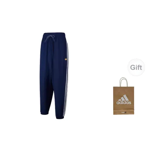 Adidas Casual Pants Men Blue+Gift Bag