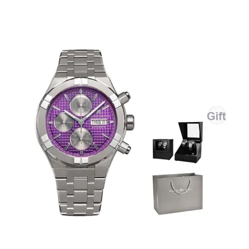 MAURICE LACROIX Автоматический Механический Movement Мужские Часы 44mm*44mm*15mm Апельсин