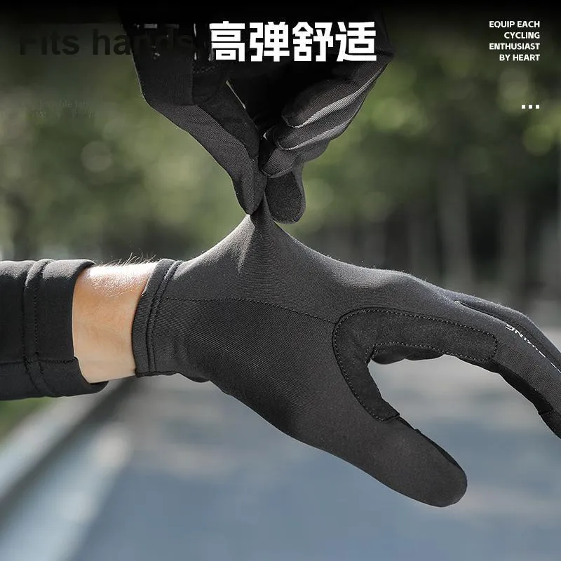 WEST BIKING Cycling Glove Unisex Polyester Elastane Black-2