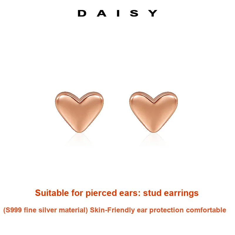 Daisy Dream Full Sterling Silver Stud Earrings Women's-2