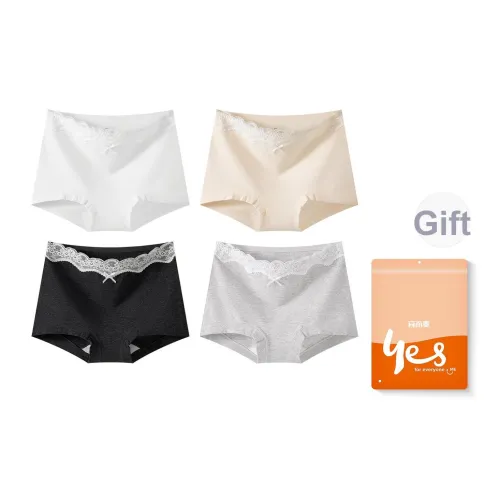 Удобные и освежающие трусики-бикини женские упаковка из 4 штук