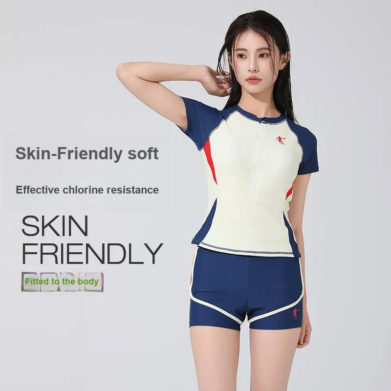 QIAODAN Two Piece Swimsuit Women's Two Piece Set-5