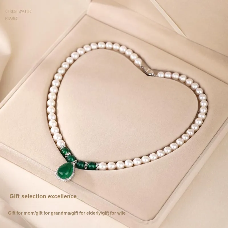 JINLIUFUJIXIANG Pearl Necklaces Unisex-8