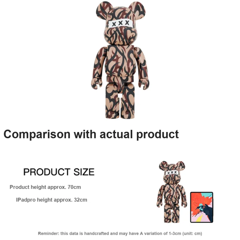 Bearbrick X Number NINE X God Selection Xxx NUMBER NXXX-3
