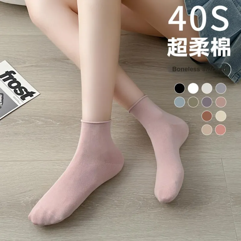 XXLLG Mid Calf Socks Women's 3 Pack-4