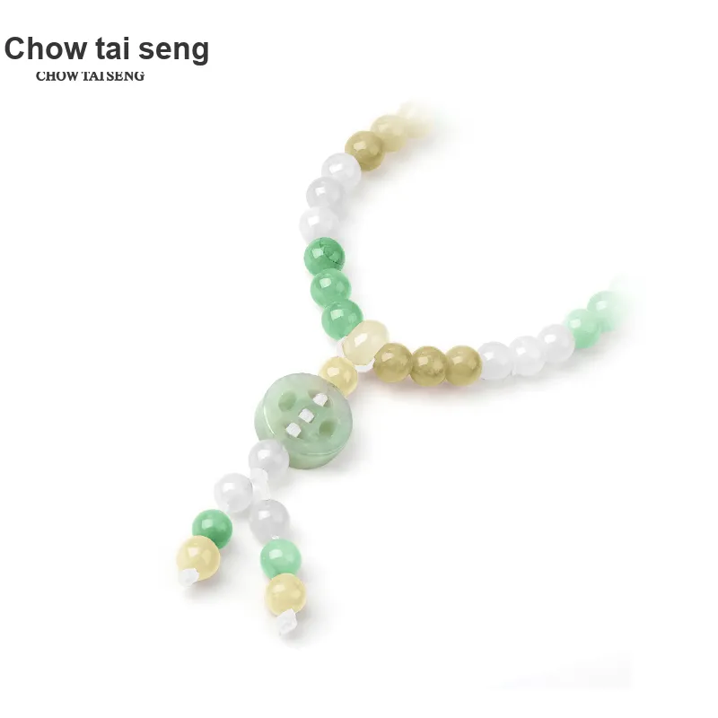 CHOW TAI SENG Ice Glutinous Necklaces Women's-2