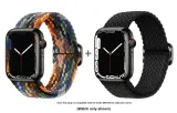 Apple Woven Strap-Camouflage * Midnight Black