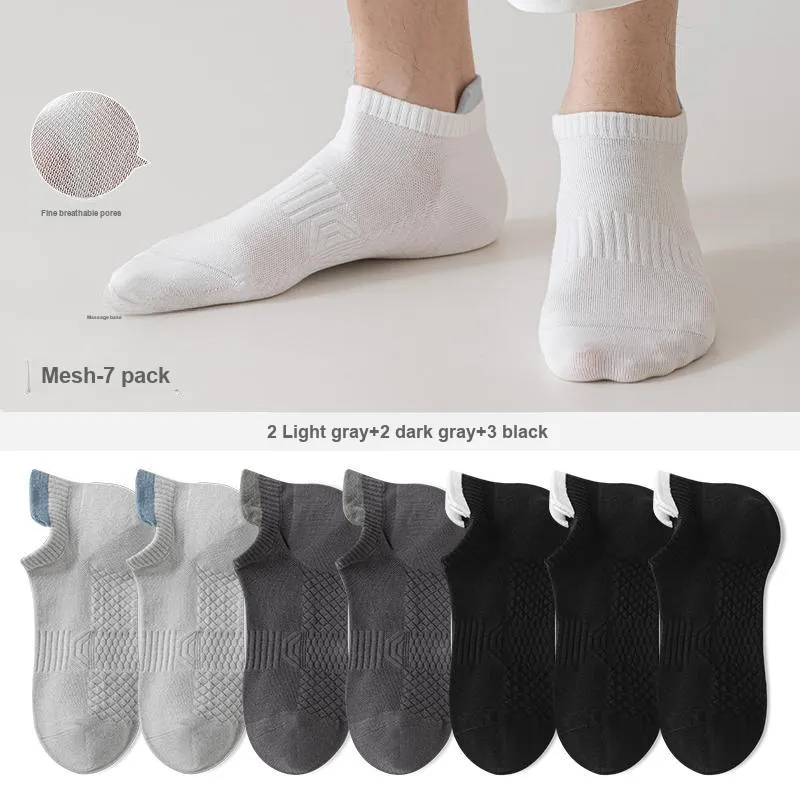 7 SEVFUN No Show Socks Men's Combo Set-21