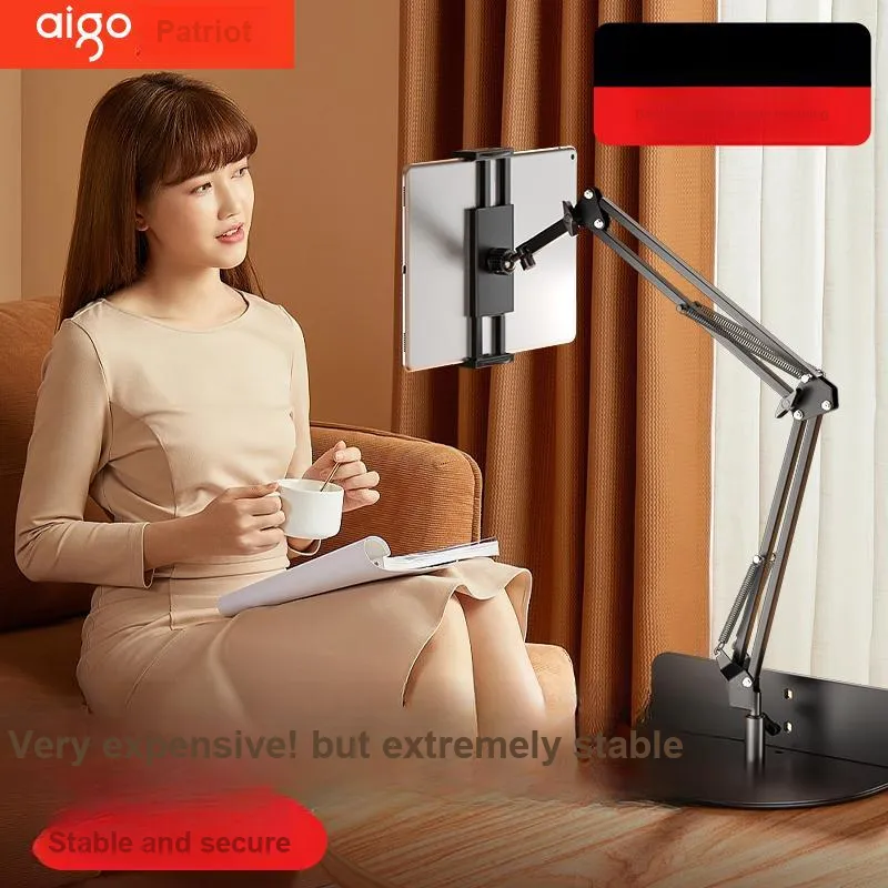 AIGO M11 Lazy Phone Stand IPad Flat Stand Nightstand Desktop Bedside Home Hidden Support Bracket No Clip Required-2