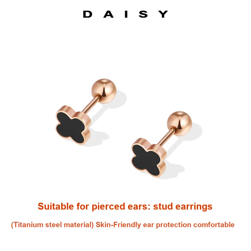 Daisy Dream Titanium Steel Stud Earrings Women's-1